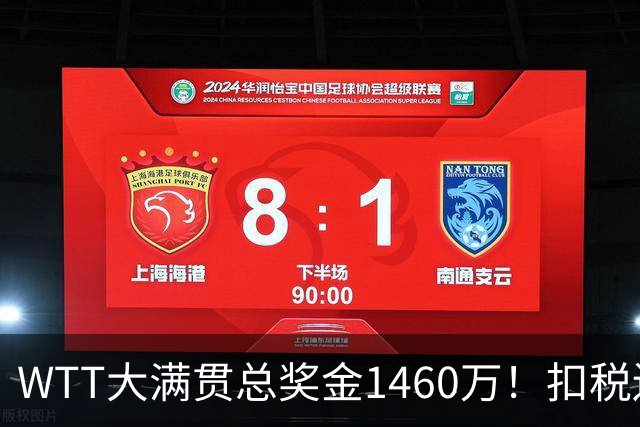 WTT大满贯总奖金1460万！扣税还要分摊团队成本，王曼昱最后能拿到多少钱？